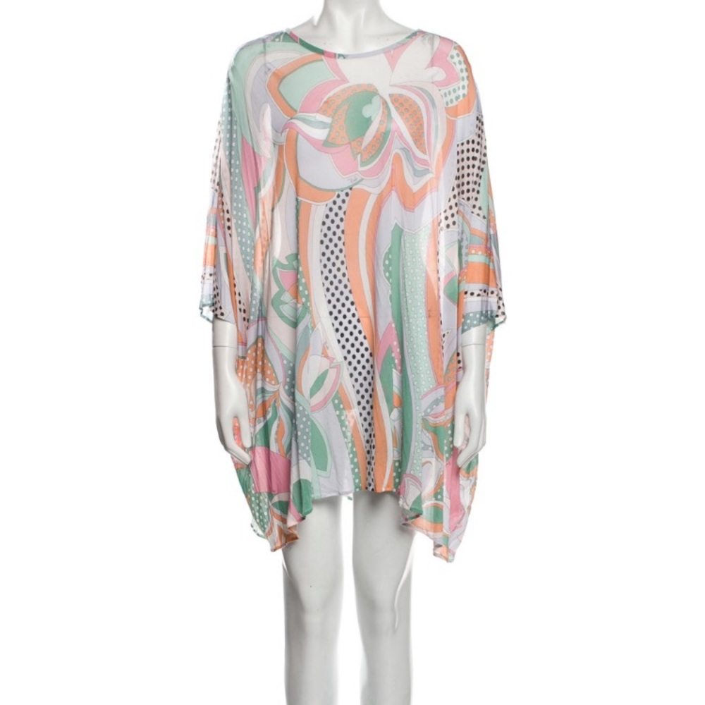 Emilio pucci semi-sheer mini dress size small